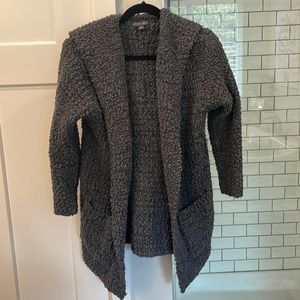 Barefoot dreams hooded cardigan S/M